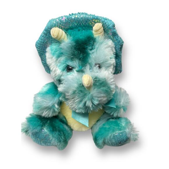 Walmart 9" Blue Camo Dino Dragon Plush Stuffed Animal Way to Celebrate Gift - Picture 3 of 12